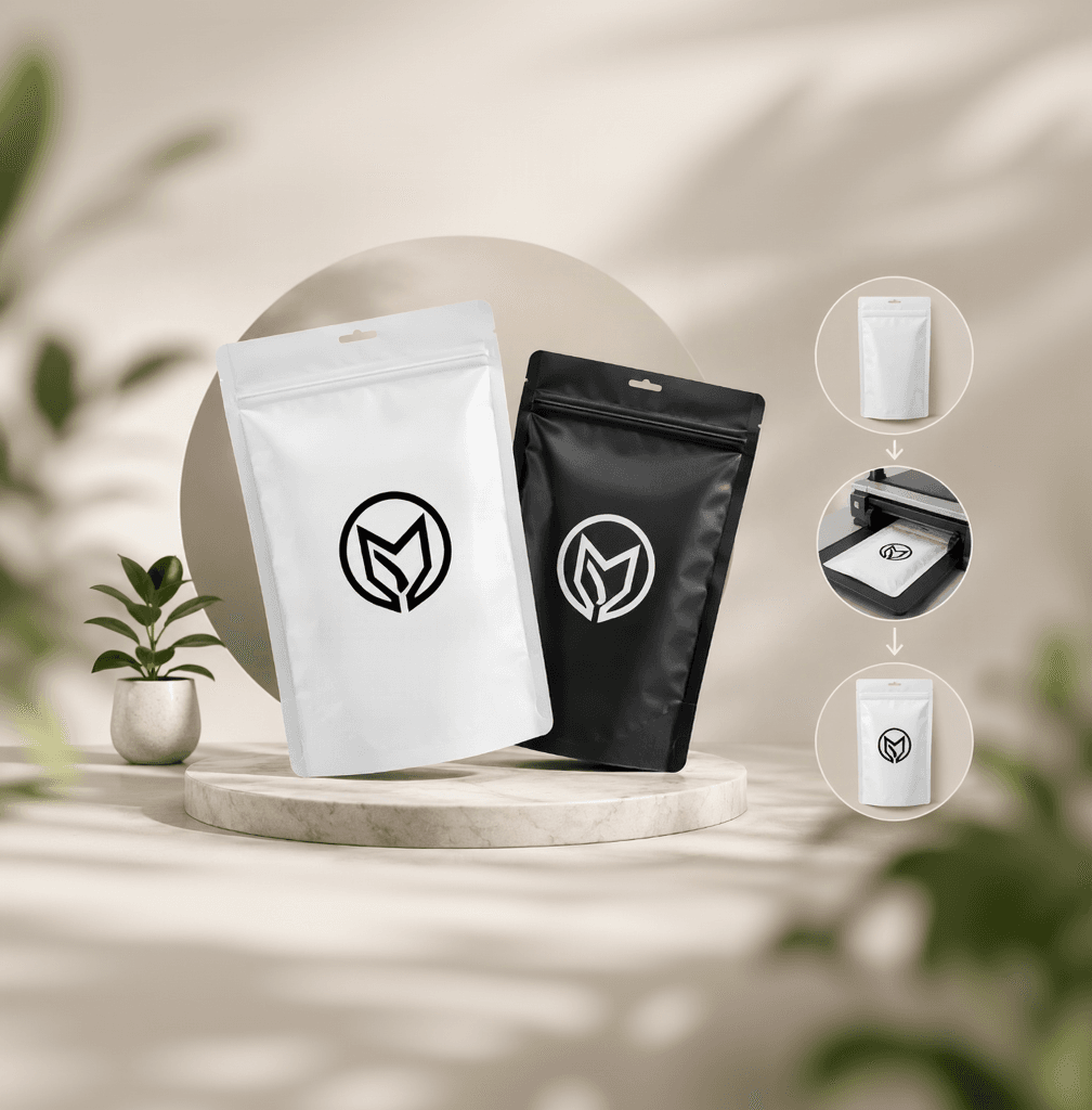 Custom Printed Zip Lock Bags Black & White – Pakistan