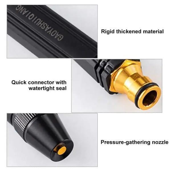Water nozzle body, watertight connector and pressure tip details