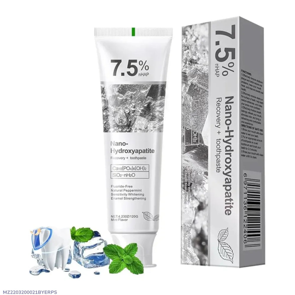 7.5% Nano-Hydroxyapatite Teeth Whitening Toothpaste 120GM