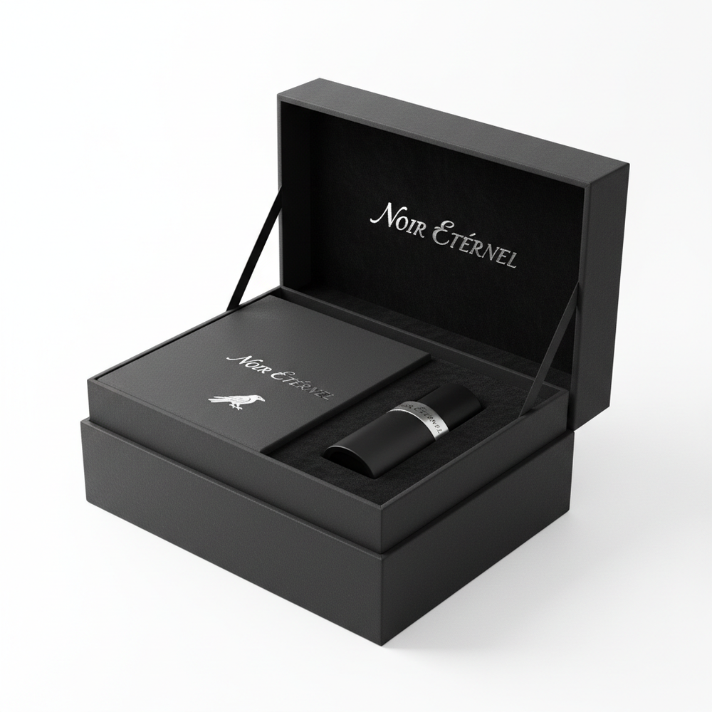 50ml Black Perfume Box – Matte Finish | Bulk Boxes - 100, 200 Pcs